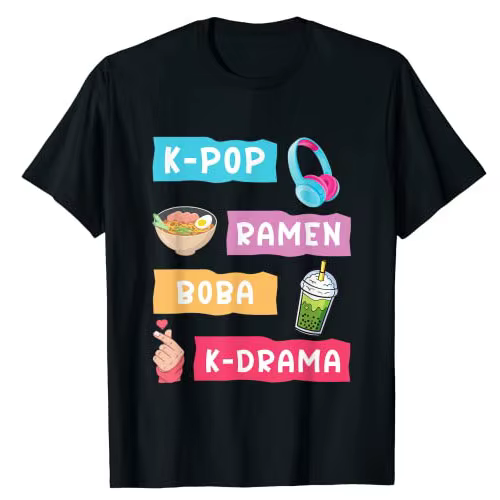 K-Pop mode pour les Fans de coréen k-drama & KPop T-Shirt cadeau filles mode corée du sud vêtements 