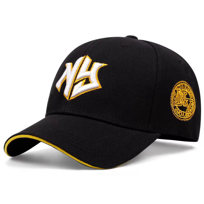 NY-Casquette de Baseball Brodée à la Mode pour Adulte, Pare-soleil Unisexe, Réglable, Hip Hop, Chape