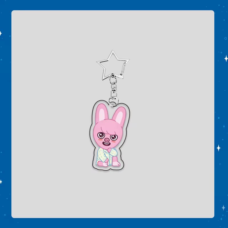 Nouveau porte-clés en acrylique SKZOO Periphery Cartoon, ornement de sac à dos, cadeaux pour fans SK