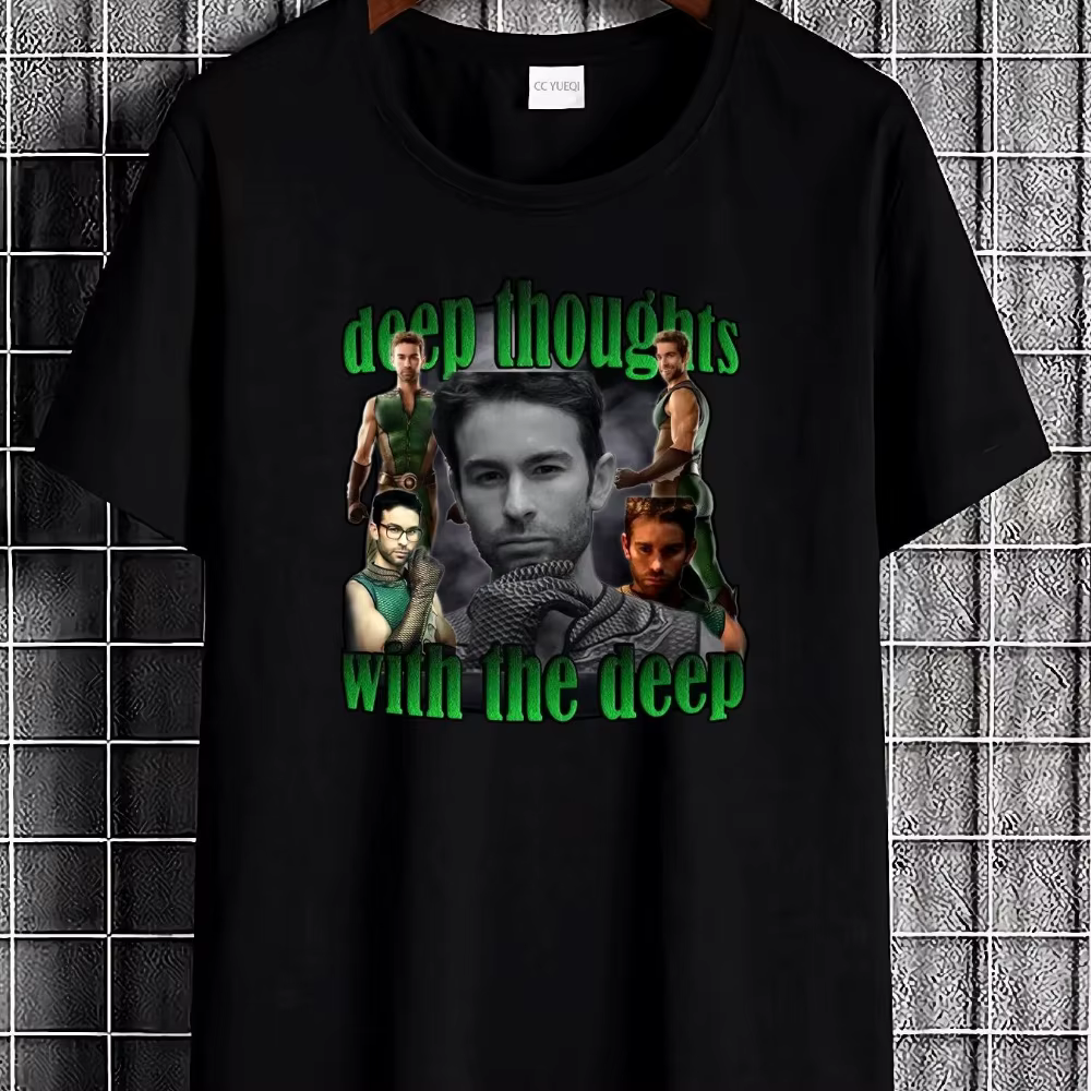 Deep Thoughts with The Boys T-shirt humoristique et offensant, style Meme, sarcasme pour lui, vêteme