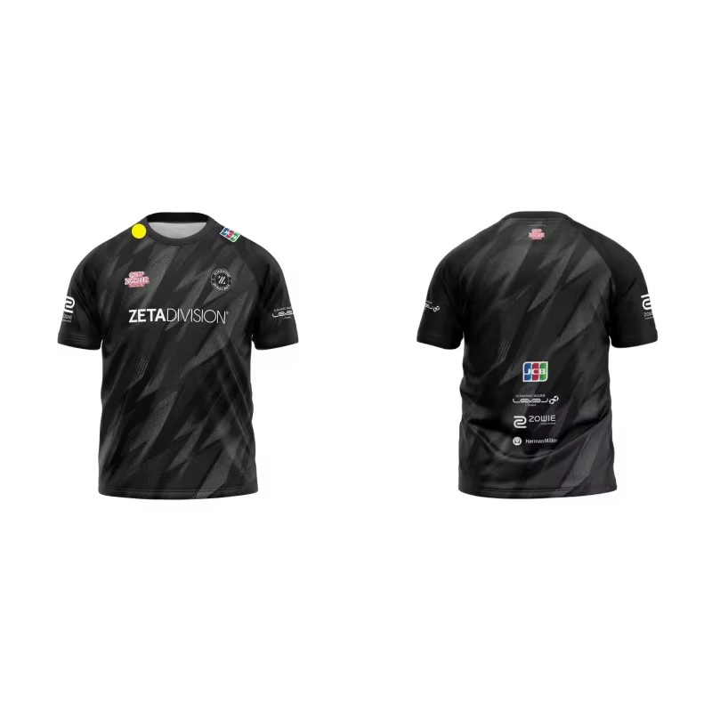 T-shirt d'été décontracté à manches courtes pour équipe d'e-sport Zeta Division, modèle parent-enfan