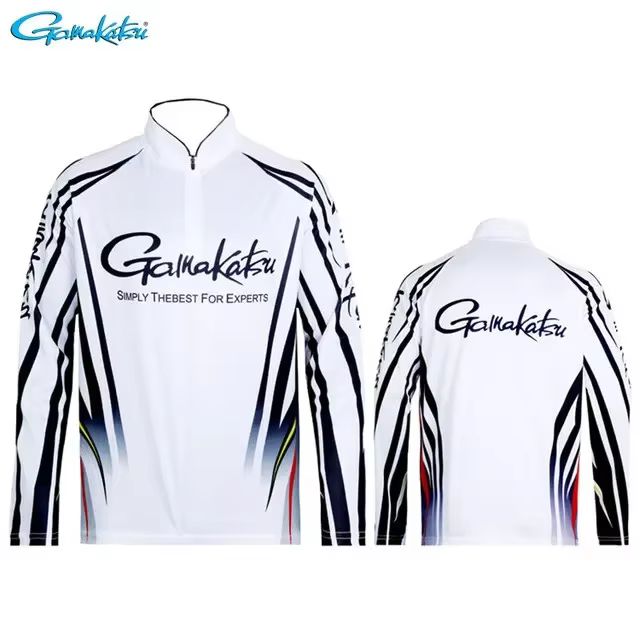 Chemise de pêche ultra-fine à manches longues, respirante, anti-UV, avec fermeture éclair, pour spor
