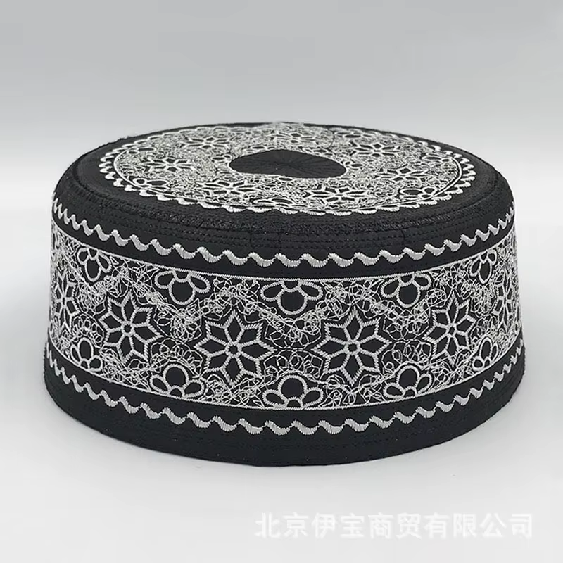 Casquette de prière pour hommes, nouveau Style, haut plat, bord rond, chapeau de Performance, Base n