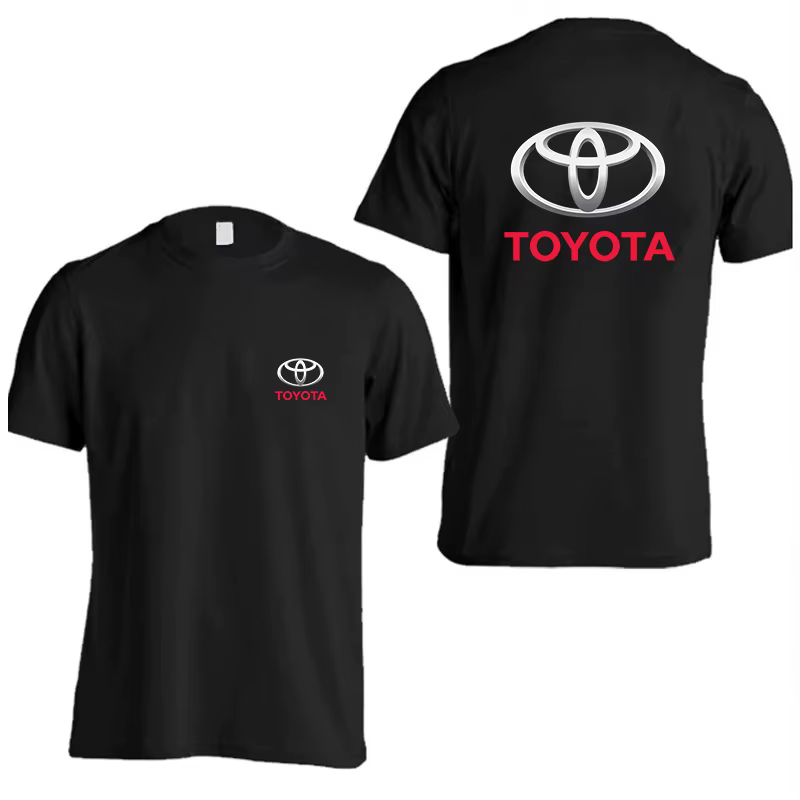 T-shirt d'été à manches courtes pour hommes et femmes, avec logo de l'équipe de course Toyota, nouve
