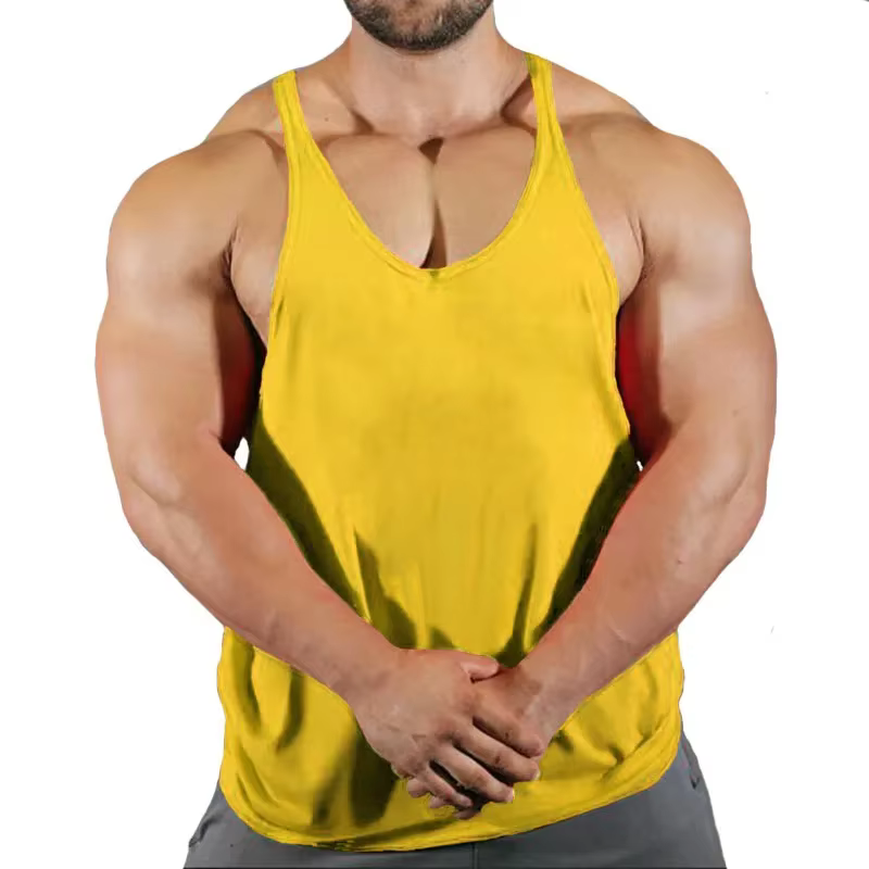Chemise de gymnastique pour hommes, haut en émail précieux, maillot de corps de fitness, vêtements d