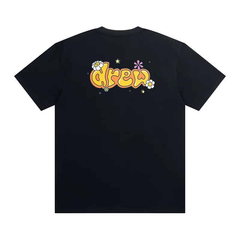 Drew House offre spéciale vêtements pour hommes logo brodé T-shirt hommes et femmes imprimé ample à 