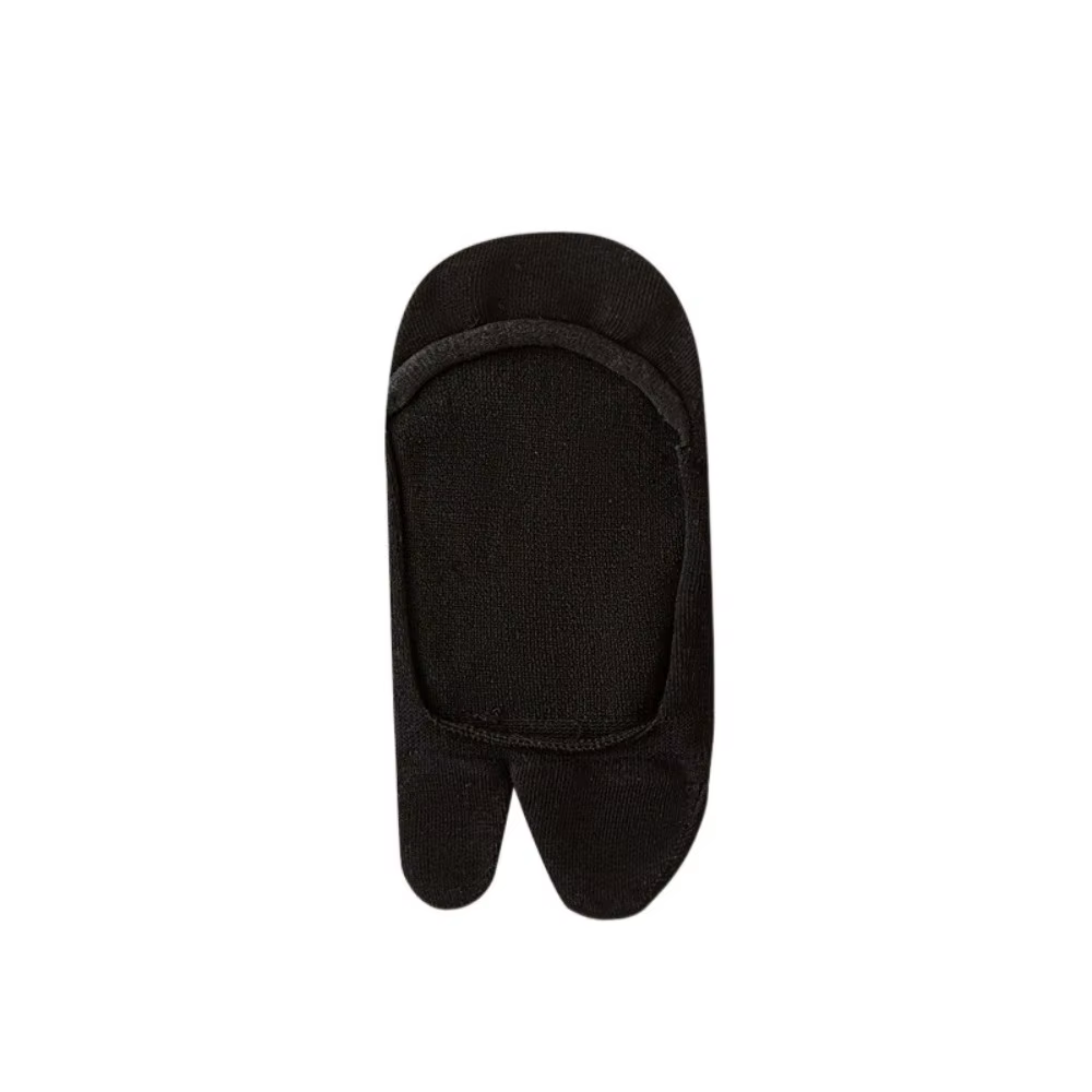 Chaussettes Tabi invisibles en coton Kawaii, coupe basse, fines, antidérapantes, à deux orteils, sim