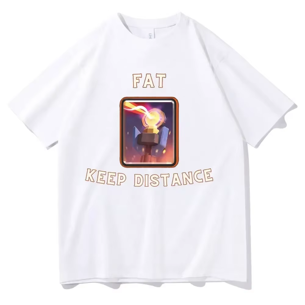 Gros garder la Distance fille t-shirt femmes surdimensionné blague Humor cadeau pour lui et ses Kawa