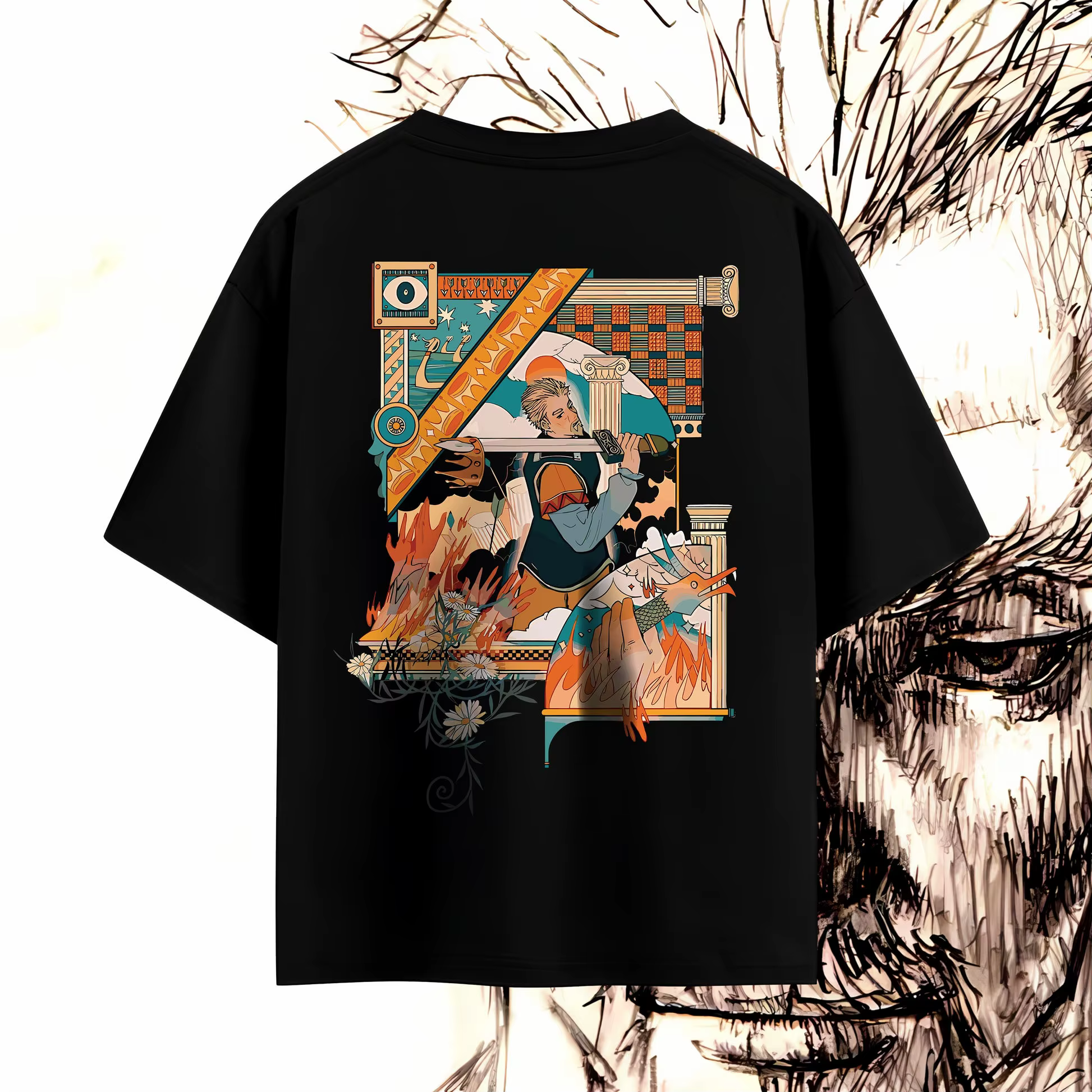 T-shirt Vinland Saga Anime Lover, vêtements pour tous les jours, vêtements de personnalité, grande t