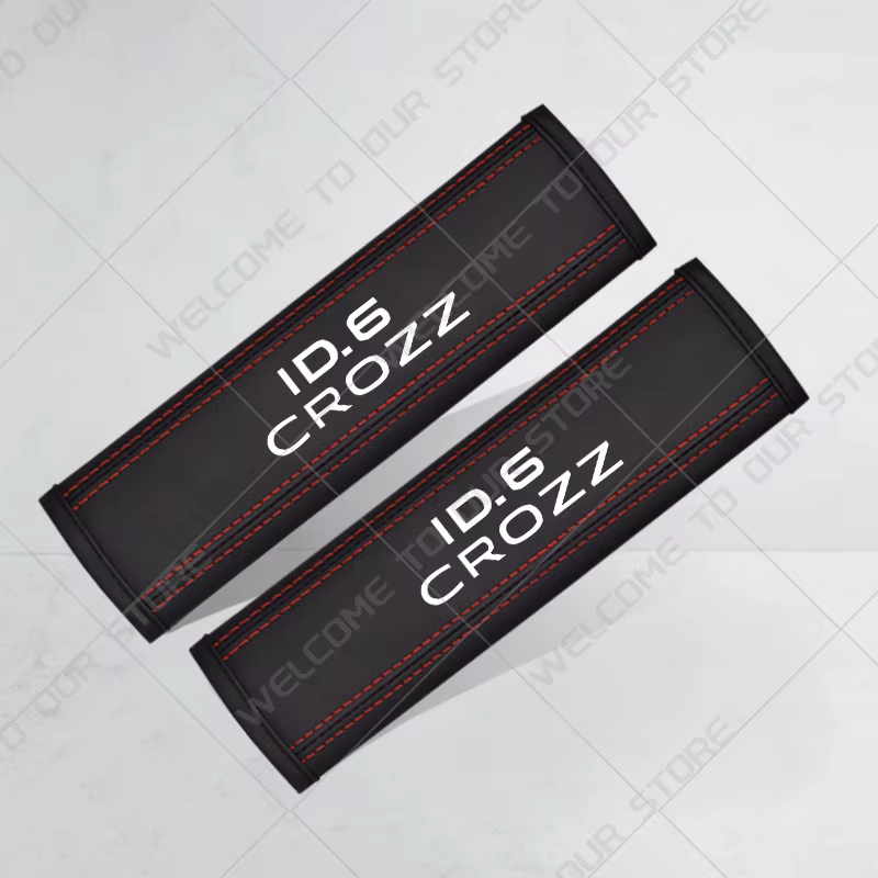 2 pièces pour VW ID.3 ID.4 X ID.5 ID.6 CROZZ ID.BUZZ GTX emblème Logo ceinture de sécurité de voitur