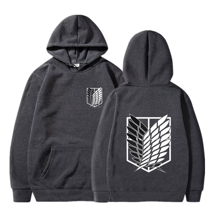 Sweat à capuche Attack on Titan 2026 pour homme, sweats à capuche anime pour homme et femme, streetw