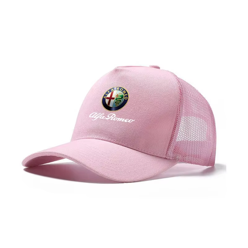 Casquette de baseball réglable 3D style bec de canard pour Alfa Romeo, casquette de moto, casquette 