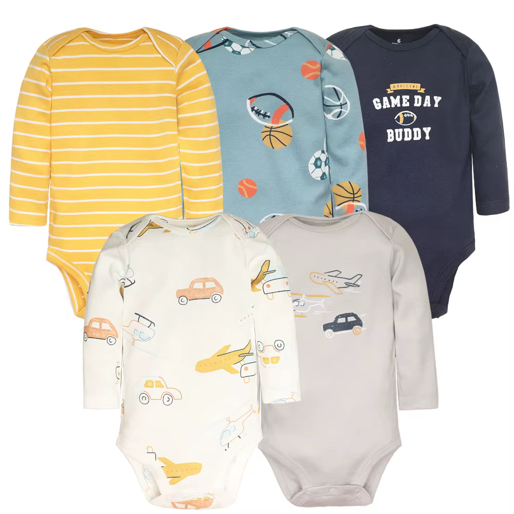 Lot de 5 bodys pour bébé, vêtements pour nouveau-né de haute qualité, 100% coton, ensemble de vêteme