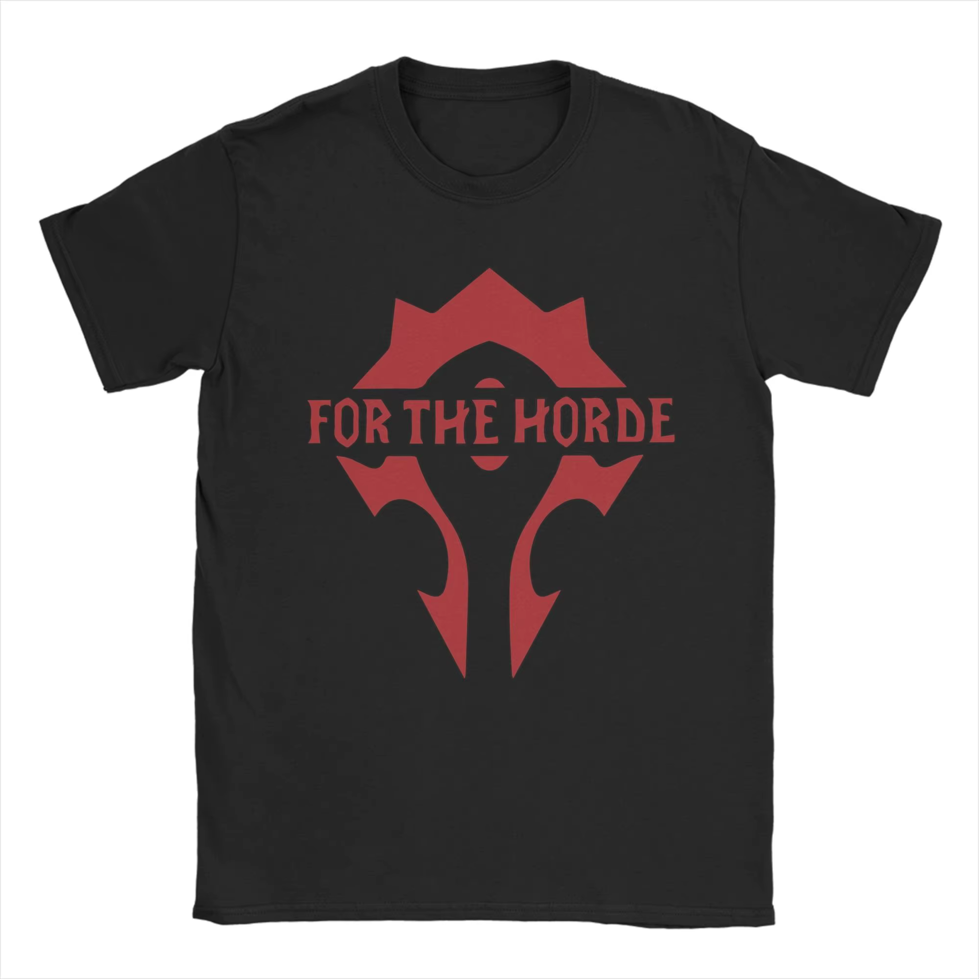 T-shirts pour hommes pour le monde de la Horde World of Warcraft, vêtements en pur coton, t-shirt Vi