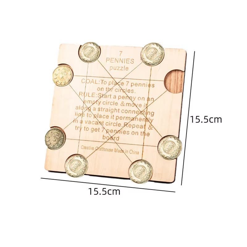 Penny Baffling Puzzle casse-tête difficile pour adultes et enfants jouets éducatifs IQ défi jeux de 