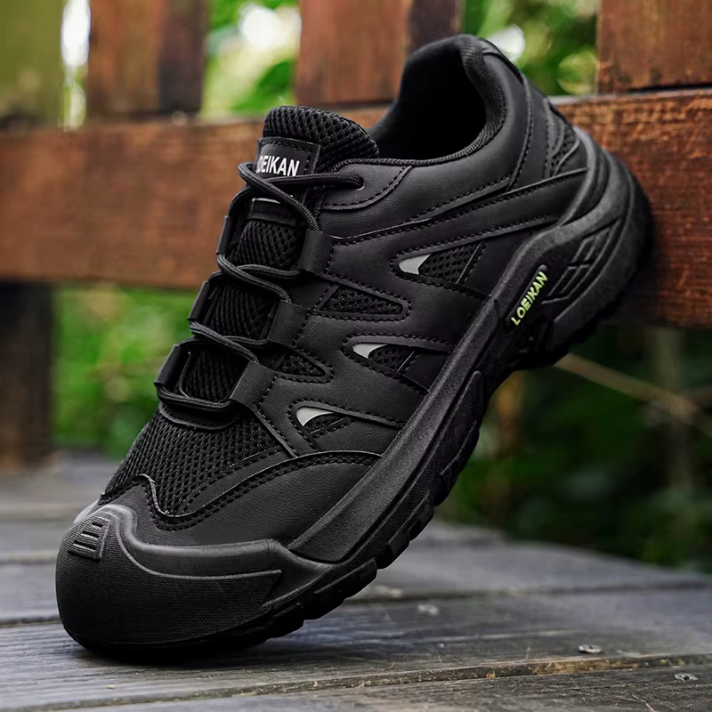 Chaussures de randonnée pour hommes - Chaussures de travail respirantes antidérapantes pour la rando