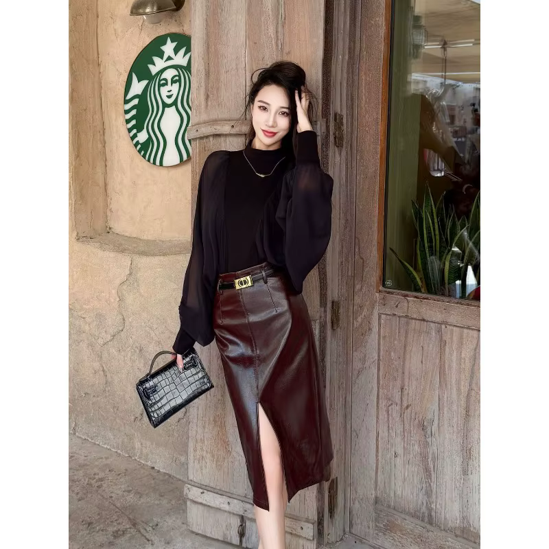 Vêtements pour femmes début d'automne Style palais chauve-souris T-Shirts manches haut tendance