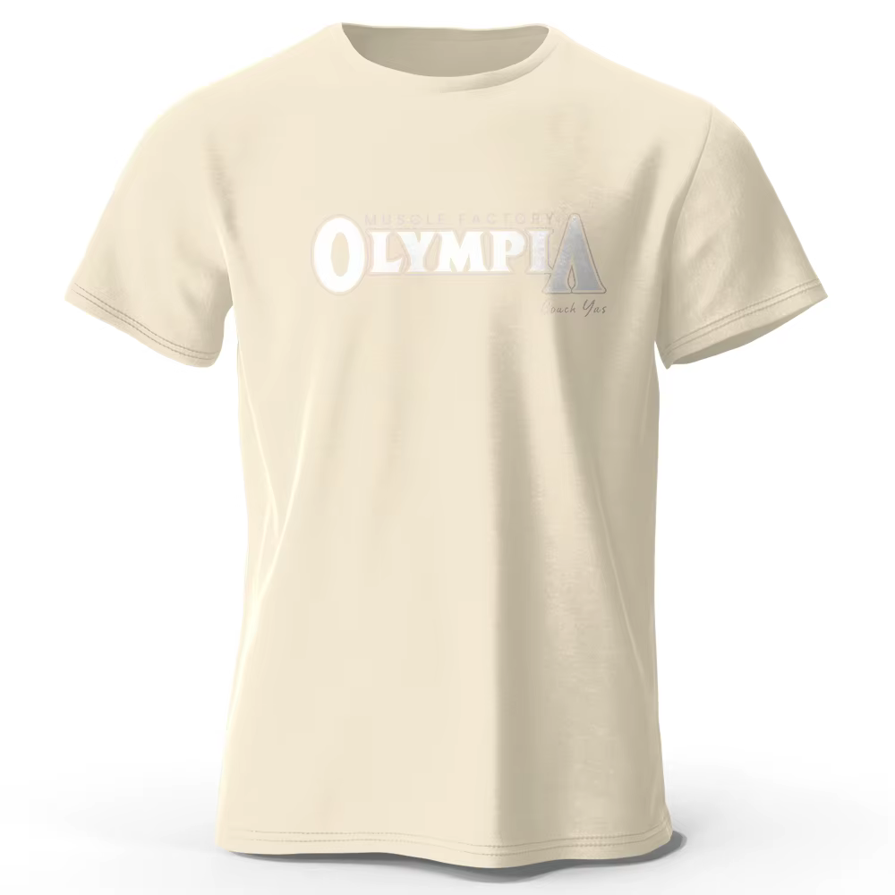 Muscle Factory imprimé T-Shirt pour hommes 100% coton surdimensionné classique graphique t-shirts po