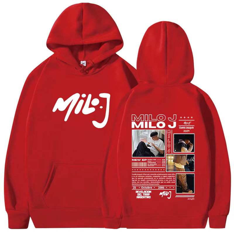 Rappeur Milo J 111 Album Merch sweat à capuche pour homme femmes vêtements Vintage Hip Hop sweat à c