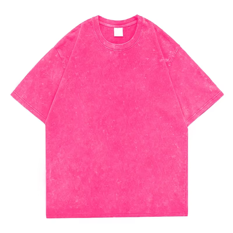 Hip Hop T-shirt hommes mode coton Harajuku multicolore surdimensionné lavé T-shirt femmes unisexe ét