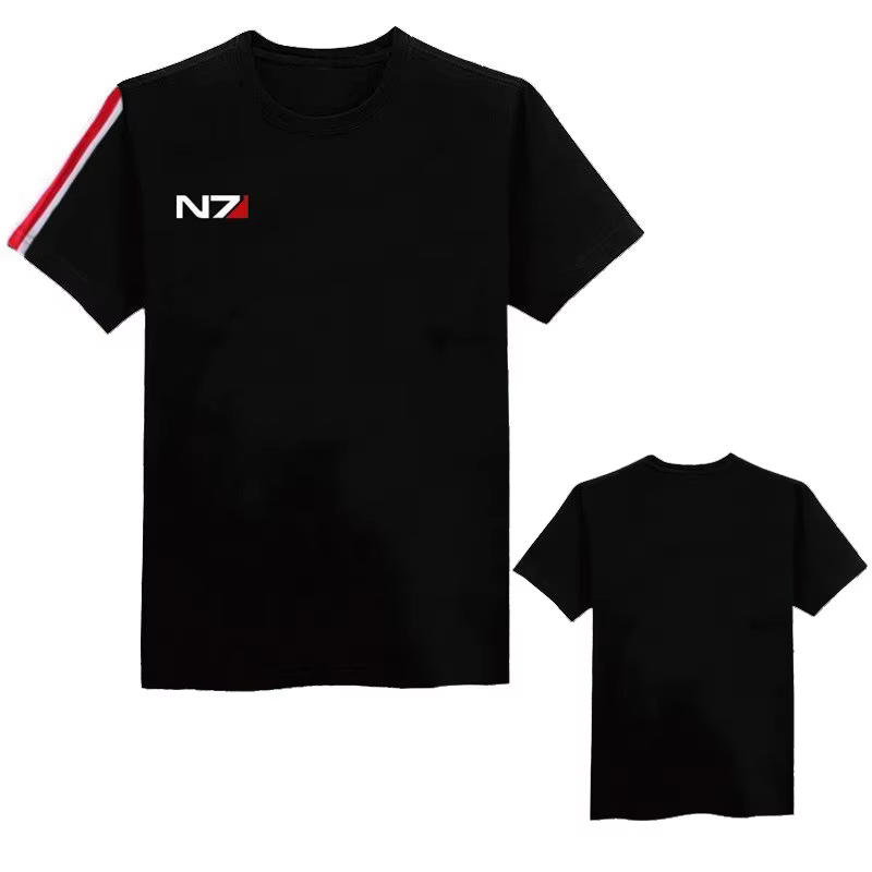 Jeu Mass Effect N7 sweat à capuche unisexe sweat veste brodé fermeture éclair sweat à capuche pour h
