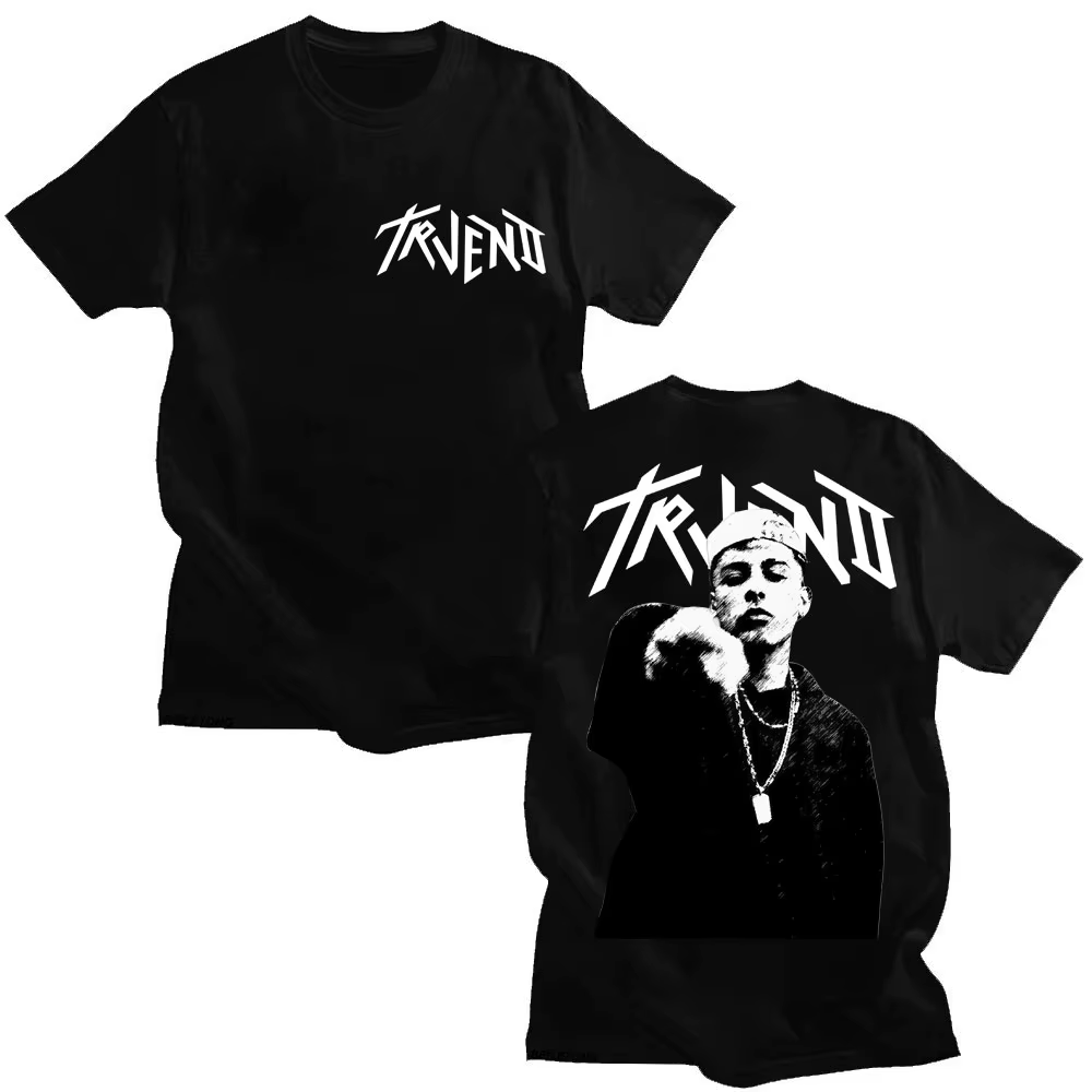 Rappeur Trueno Album Tour 2025 graphique t-shirt hommes mode Hip Hop rétro à manches courtes coton s