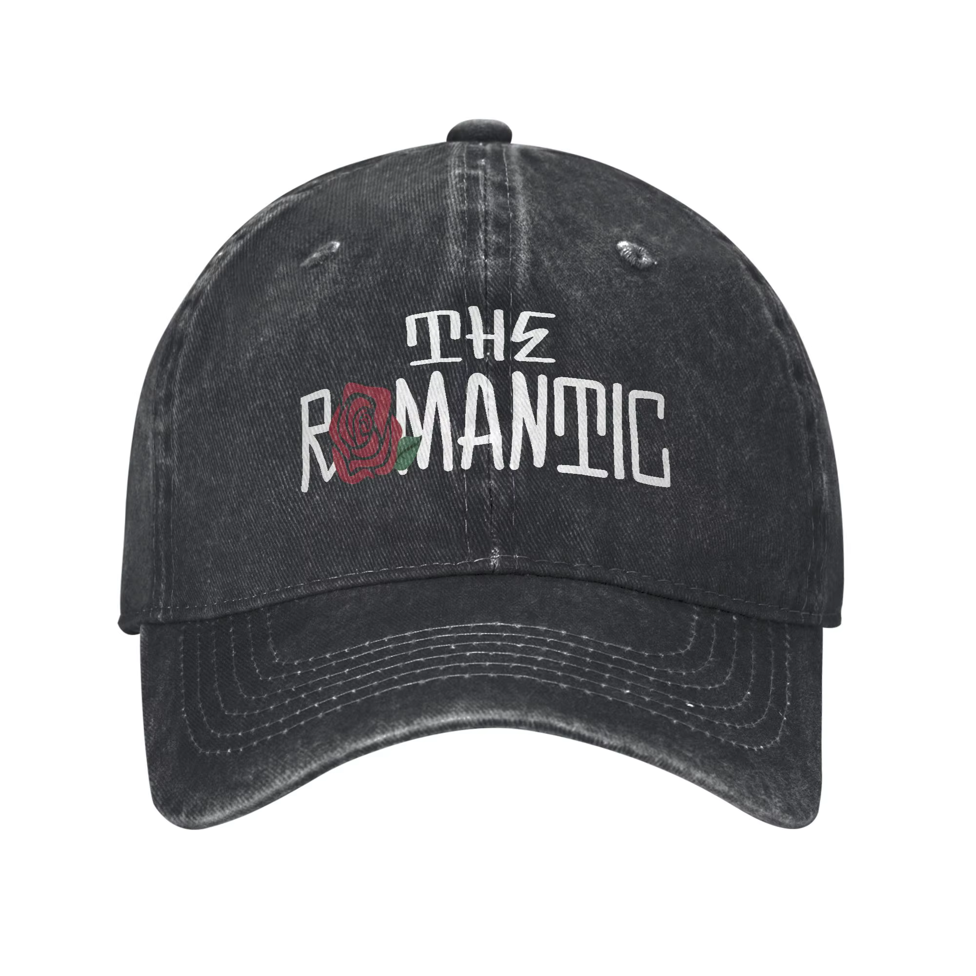 Casquette de baseball délavée B&W The Romantic Tour Bruno Mars Concert Tour – Chapeau Hip Hop tendan