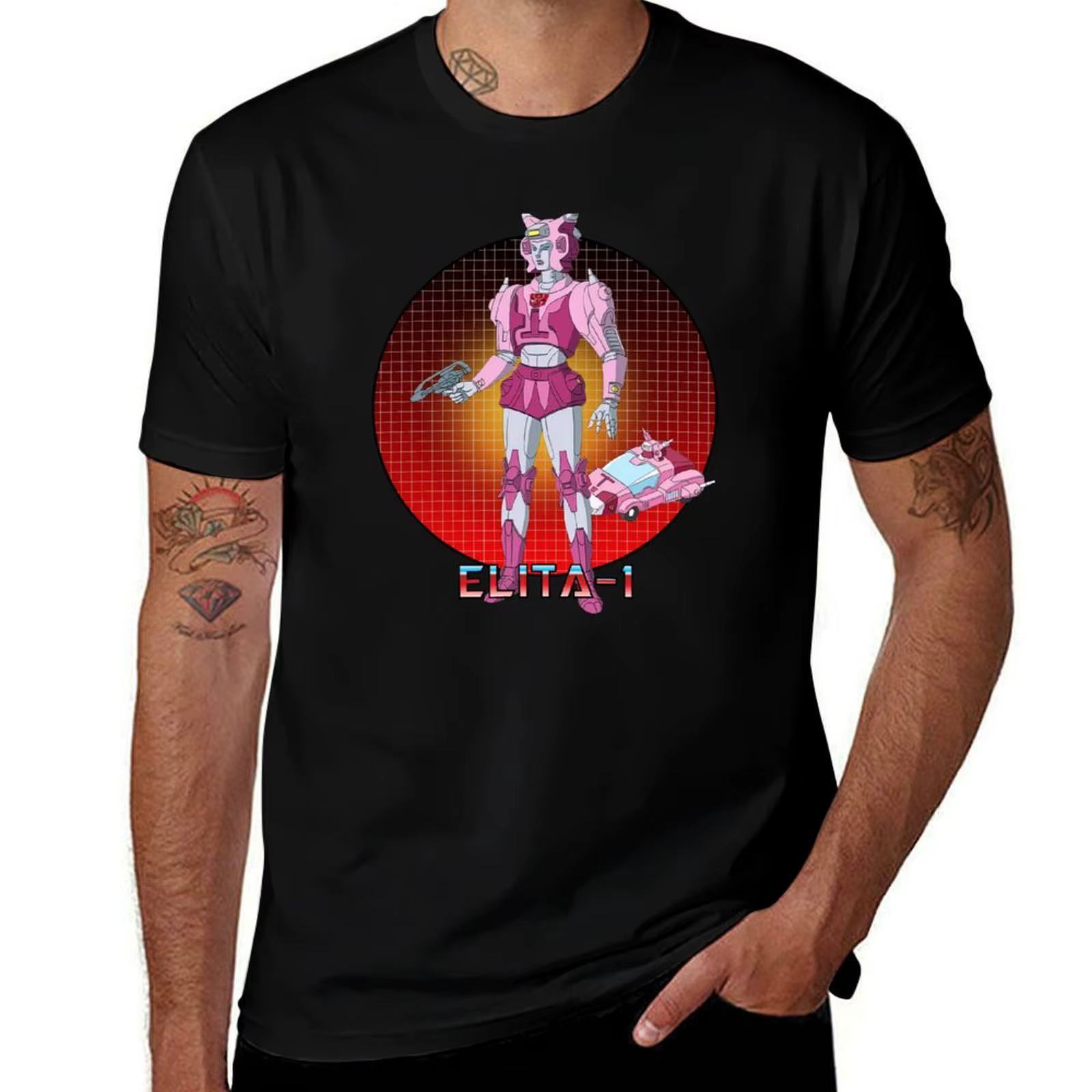 Elita One Autobot Transformer G1 T-shirt décontracté style streetwear à manches courtes