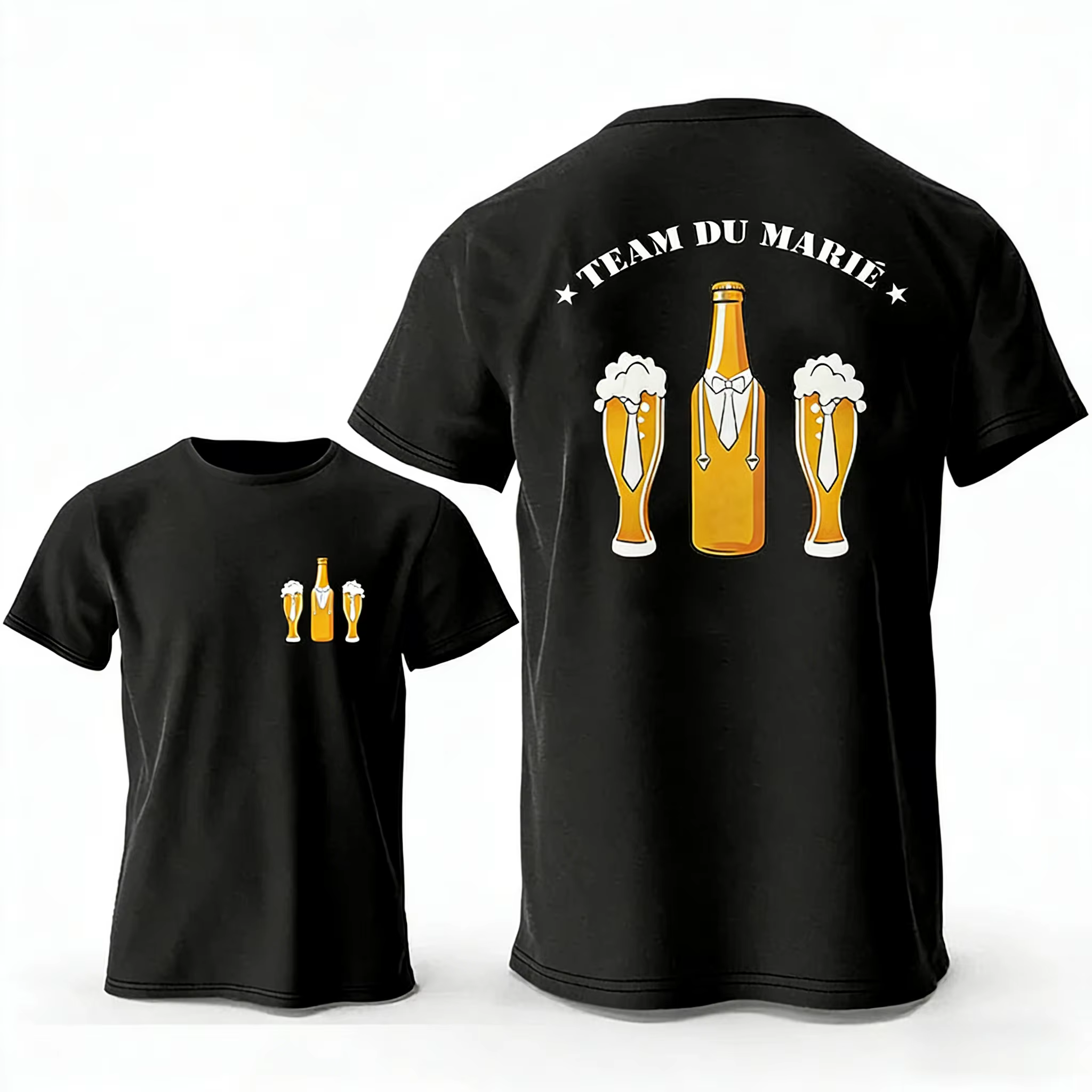 T-shirts graphiques pour hommes 2026 Équipe du Marié EVG TEAM ÉQUIPE DU MARIÉ pour enterrement de vi