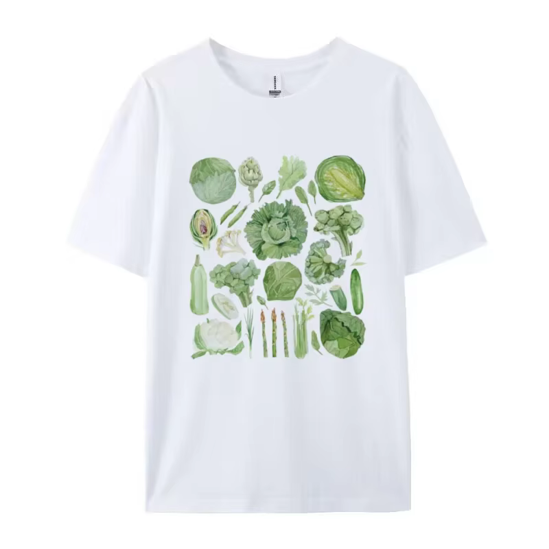 T-shirt graphique vintage à motif végétal, esthétique végétalienne mignonne, haut de jardinage, mode