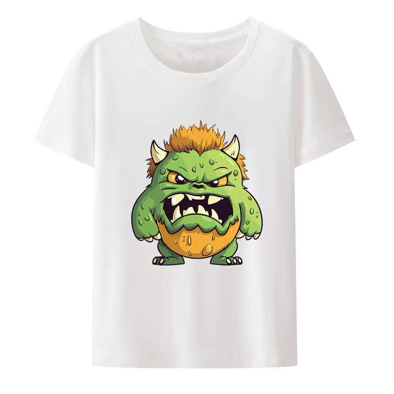 Kawaii créature personnage dessin animé graphique imprimé t-shirt vêtements pour femmes vêtements An
