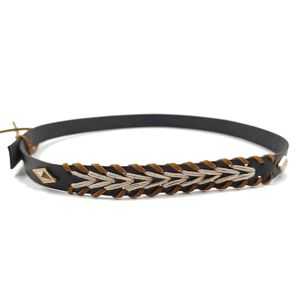 Nouveaux hommes chapeau accessoires taureau ceinture hommes femmes chapeau chapeau de paille Cowboy 