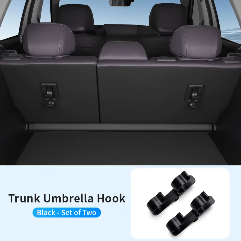 Support de parapluie pour coffre de voiture en ABS à fixation rapide, accessoire de rangement arrièr