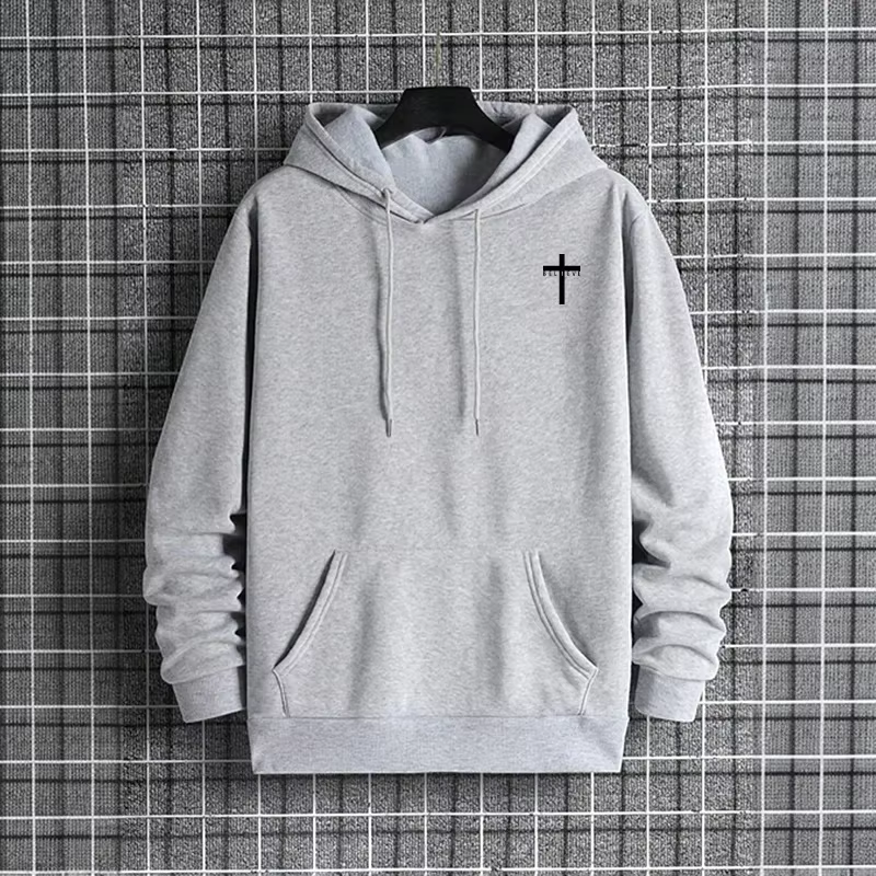 Sweat à capuche urbain pour hommes 2025, haute qualité, couleur unie, manches longues, décontracté, 