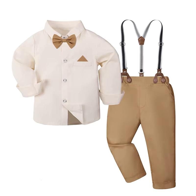 Vêtements pour bébé garçon, ensemble de tenue de mariage pour enfant en bas âge, costume d'église de