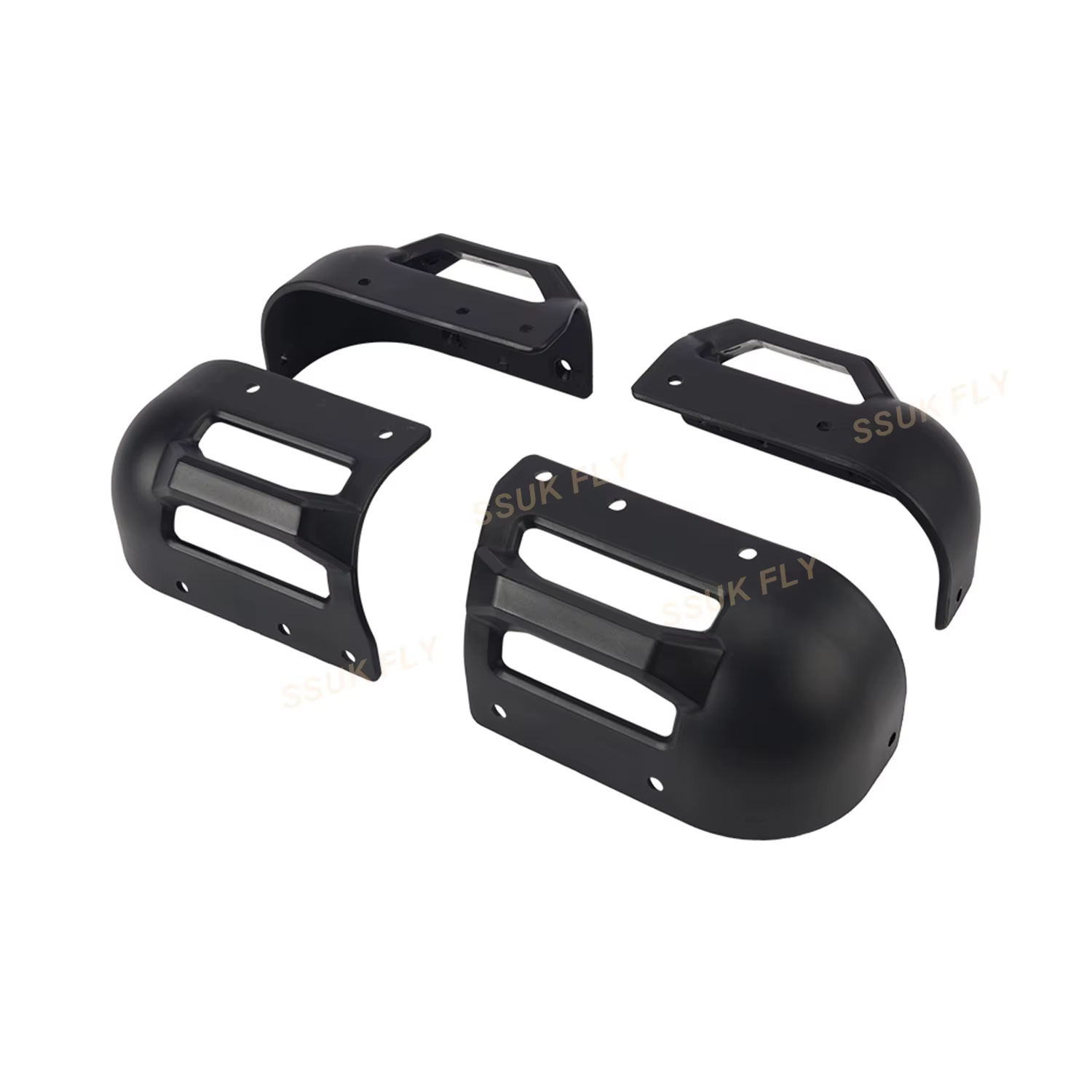 Boîte supérieure de moto, protection ronde supérieure inférieure, coin arrière, boîte à outils de co