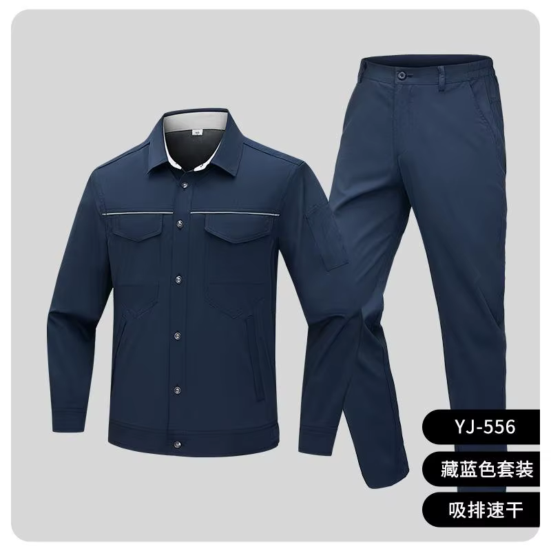 Ensemble de vêtements de travail d'été à manches longues, vêtements de groupe d'entreprise imprimés,