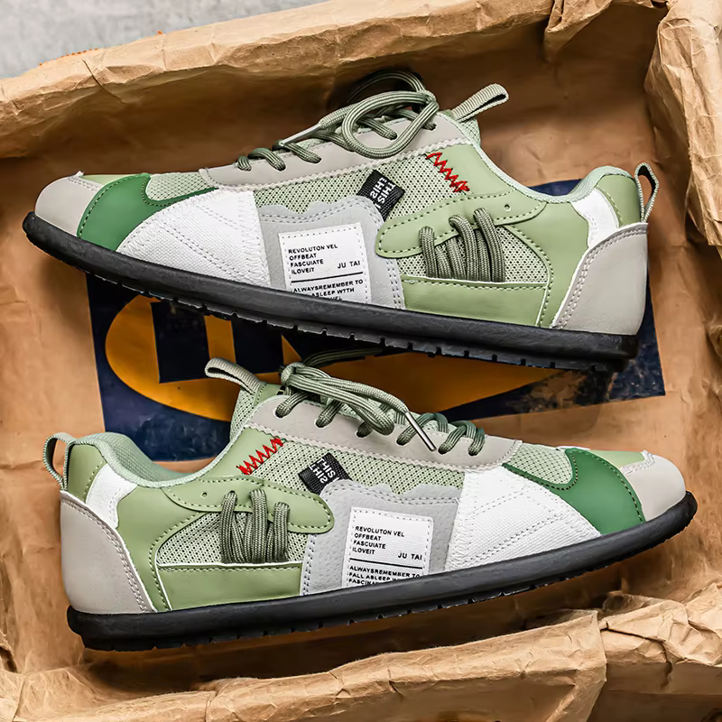 Chaussures de sport légères et respirantes pour hommes |     Chaussures basses à lacets toutes saiso