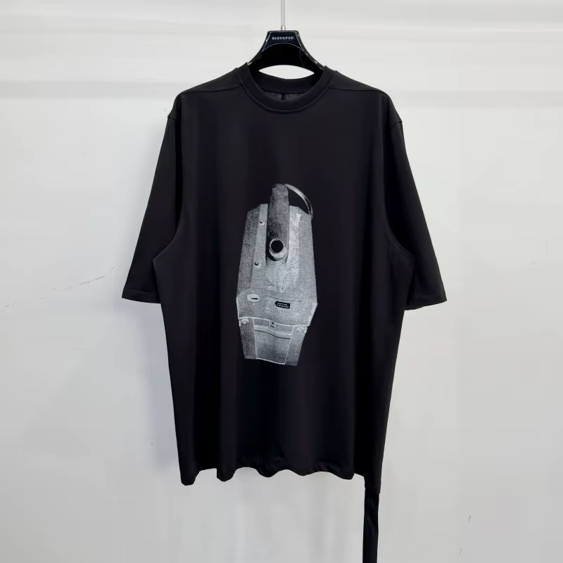 T-shirt surdimensionné décontracté pour homme Owen Seak, 100 % coton, style gothique, hauts et t-shi