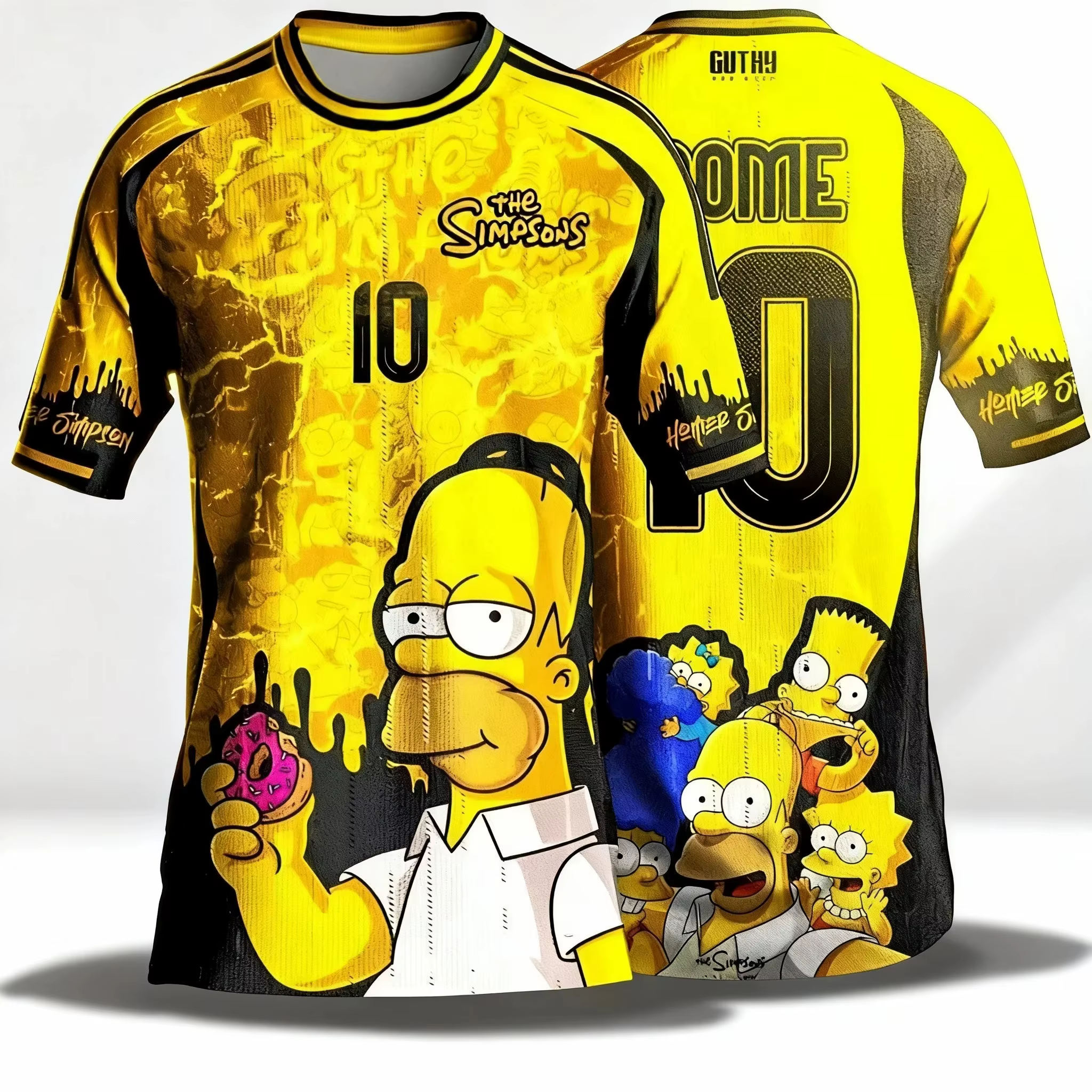 DISNEY - VESTE DE FOOTBALL POUR ADULTES ET ENFANTS, T-SHIRT GRANDE TAILLE À SECHEMENT RAPIDE, DESIGN