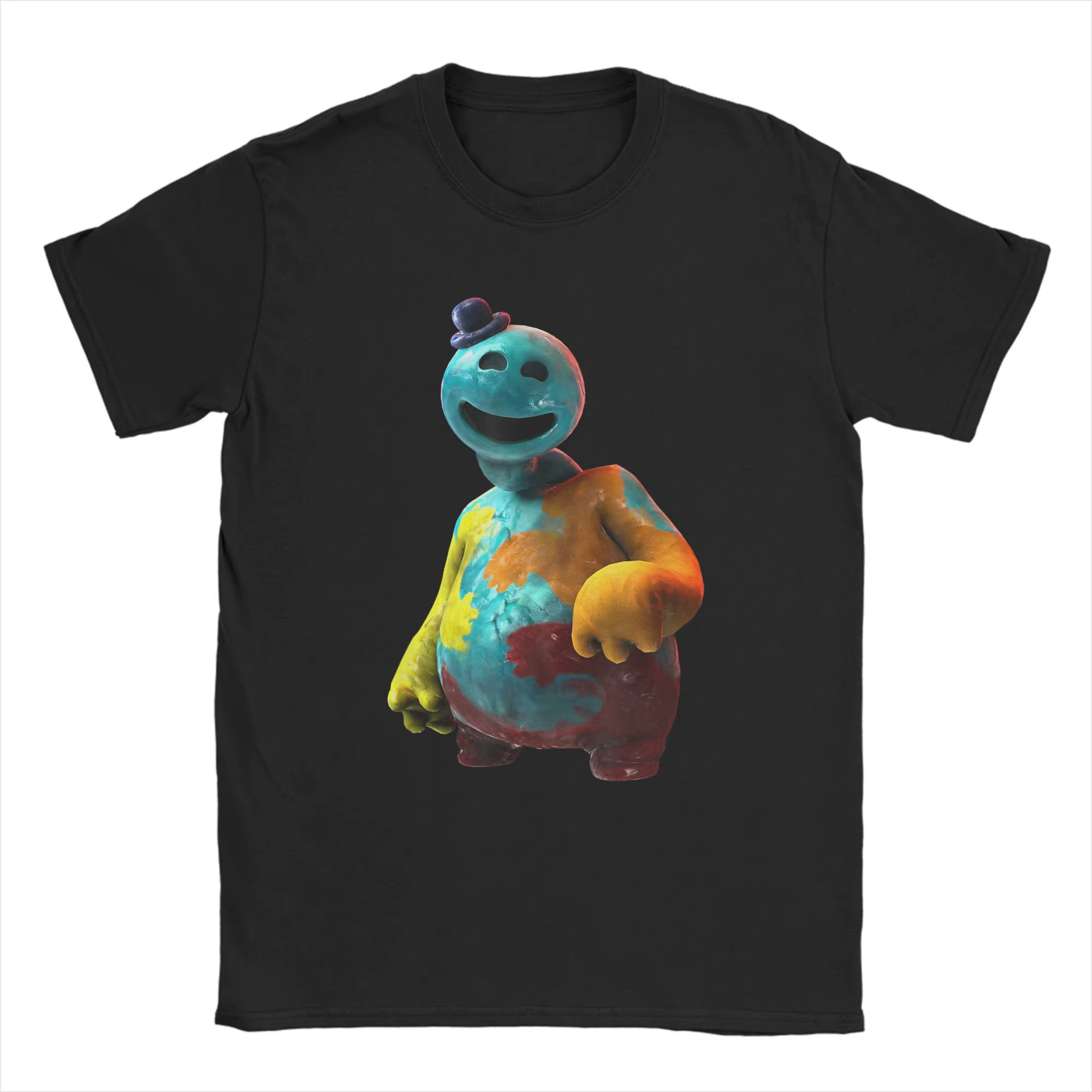 Hommes Doey The Doughman T-Shirts jeu mignon couverture en coton décontracté à manches courtes col r