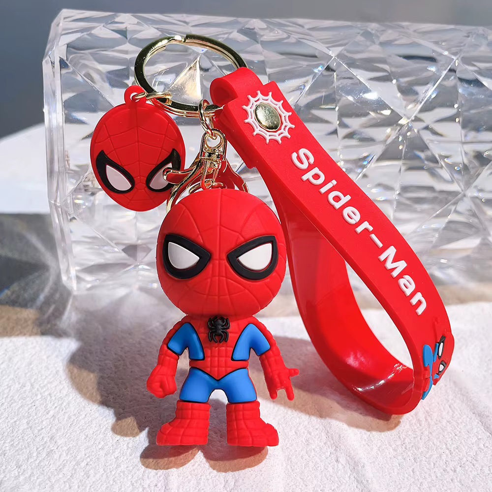 Disney Avengers porte-clés Marvel Spiderman Figure mignon porte-clés sac pendentif bijoux super-héro