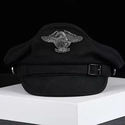 Casquette de marin rétro à visière de la marine pour hommes et femmes, chapeau militaire de printemp