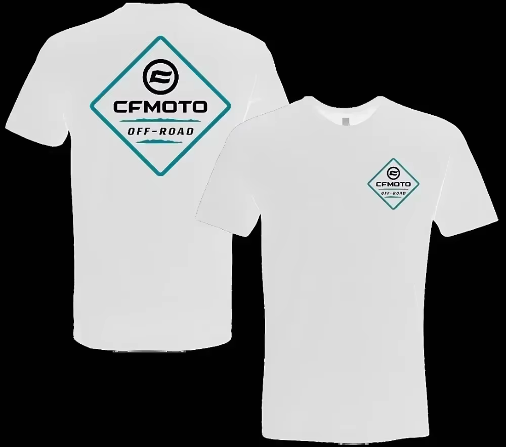 2025 nouvelles femmes hommes T-shirt hommes T-shirt vêtements d'été col rond T-shirt moto Cfmoto Cf