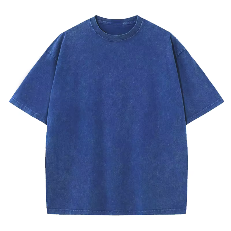 T-shirts vintage délavés pour hommes, style streetwear hip-hop rétro punk, t-shirts décontractés en 
