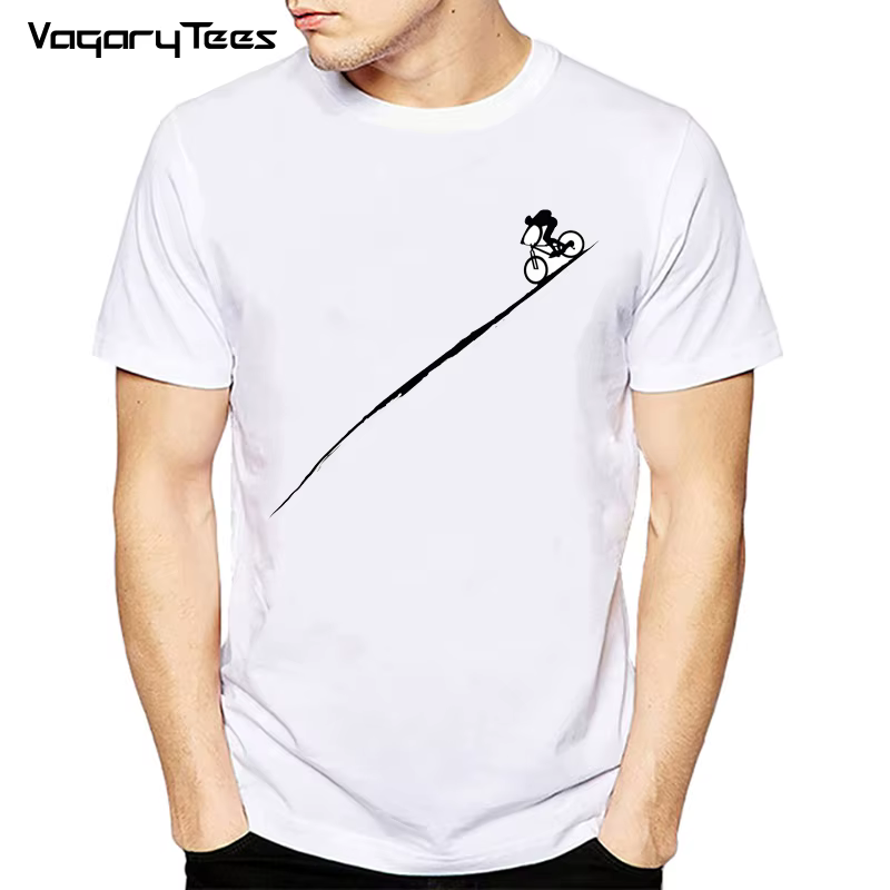 T-shirt à manches courtes personnalisé pour homme, vélo, VTT, cadeau de cycliste, mode familiale, dr