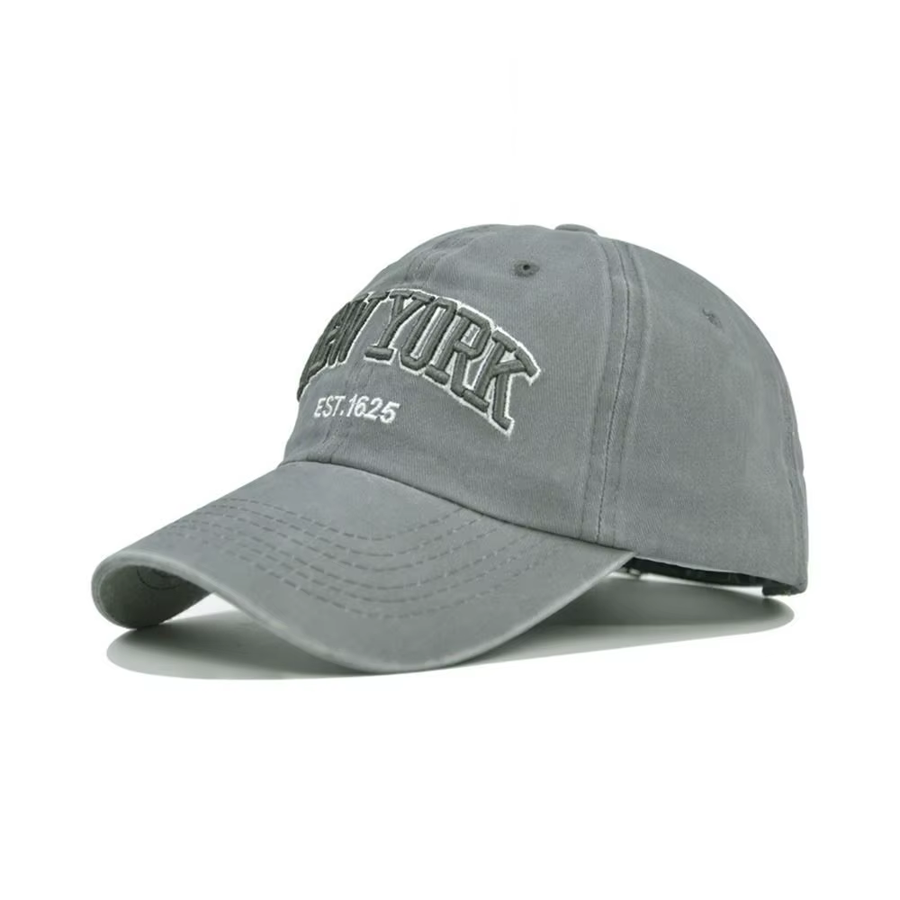 Casquette en coton délavé brodé de New York pour hommes et femmes, Casquette de Baseball, chapeau de