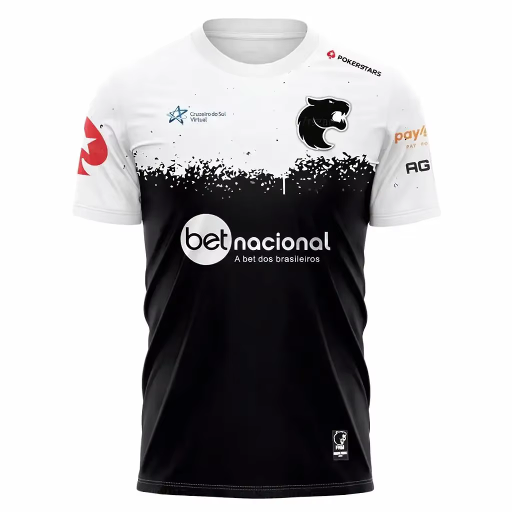 Furia Future Is Black T-shirt saison 2026 style Esports Gamer Kscerato T-shirt graphique décontracté