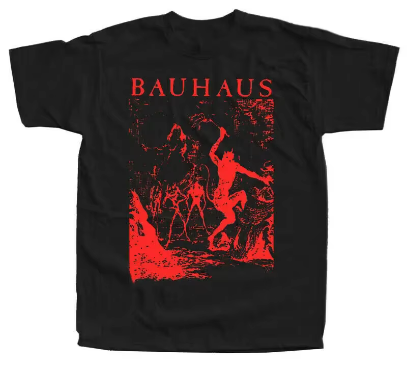 Bauhaus Lagartija Nick T-shirt noir unisexe toutes tailles à manches courtes