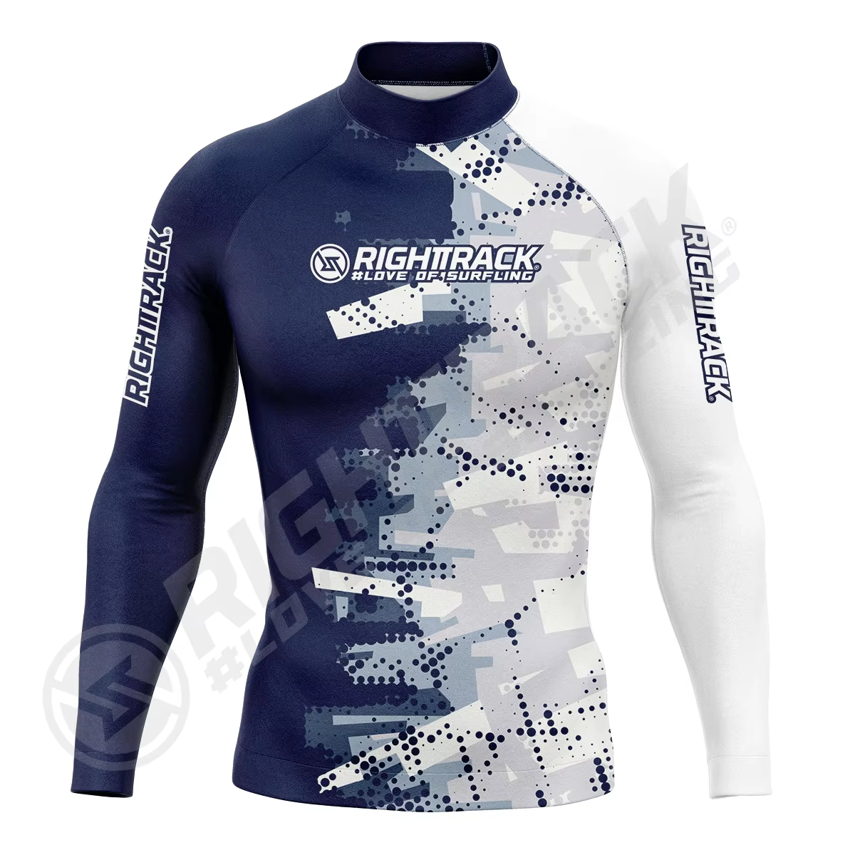 Nouvelle chemise de Surf pour hommes Spray camouflage Lycra Rashguard RIGHTTRACK Surf vêtements de s